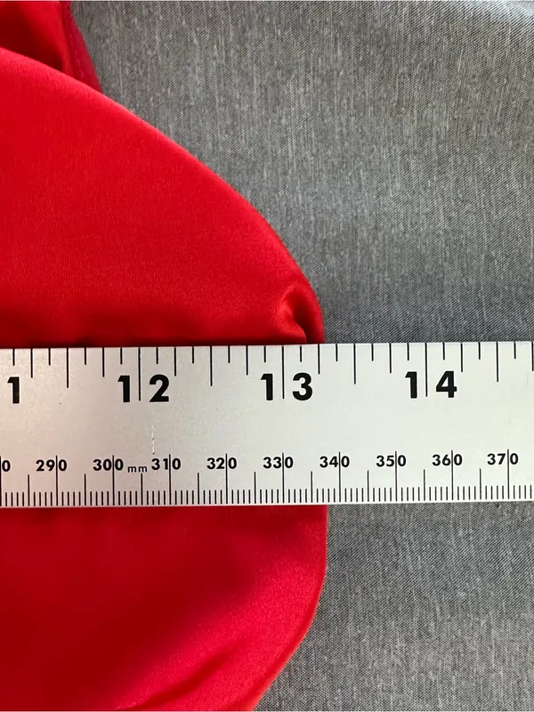 Princess Polly Mateo Mini Dress Red Size US 2 Ruched Satin Cowl Neck NWT - Image 7