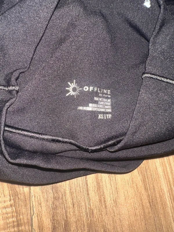 Aerie OFFLINE by Yoga Pants Flare Black - Image 2