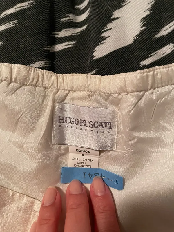 Silk Zippered Strapless Shell  - Image 4