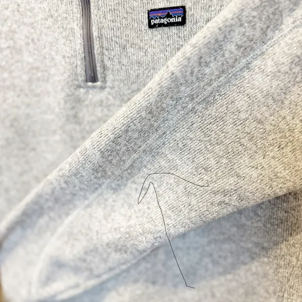 Patagonia Womens Better Sweater Large 1/4 Zip Fleece Pullover Granola Hiking - Image 4