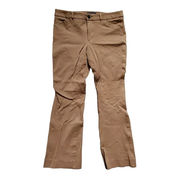 Banana Republic Sloan Pants Women Size 8 Chino Stretch Mid Rise Brown Slacks - Image 8