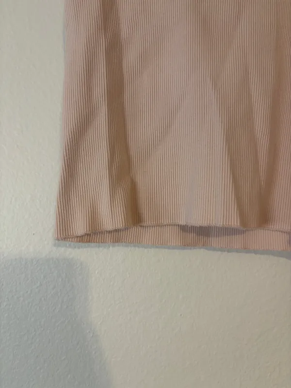 Pink Brandy Melville Tank Top Ribbed - Image 2