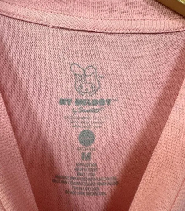 My Melody Kawaii Strawberry Fields Forever Sanrio Tee M - Image 4