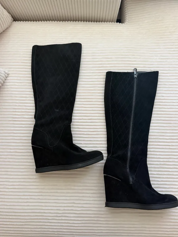 Donald Pliner Hidden Wedge Tall Boots - Image 2