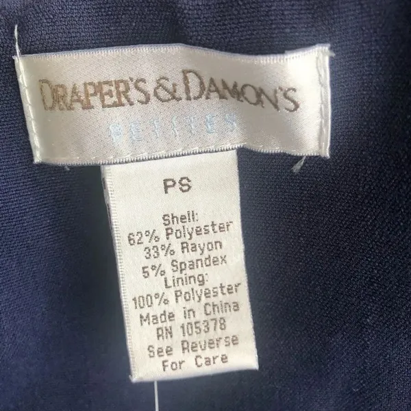 Draper’s and Damon’s navy sleeve blazer SP - Image 8