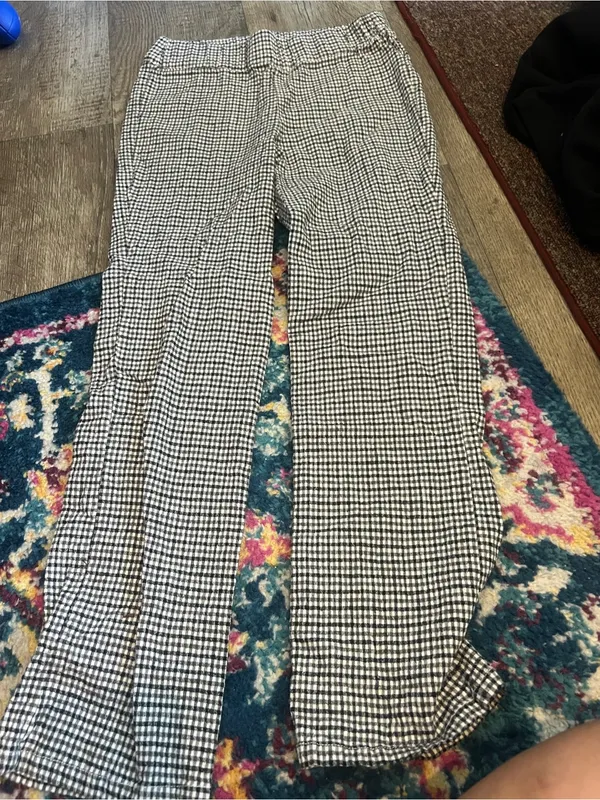 Free people plaid trousers xs - Image 4