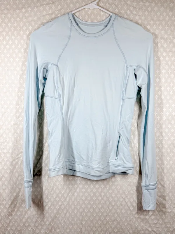 Lululemon Light Blue It’s Rulu‎ Run Long Sleeve Top - Image 2