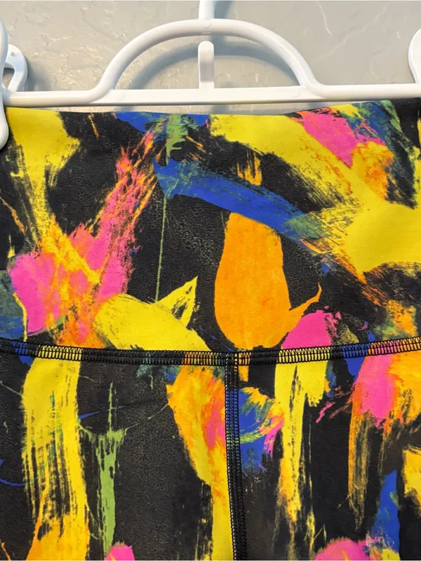Lululemon wunder train high-rise short 6" in undertone black multi color size 2 - Image 2