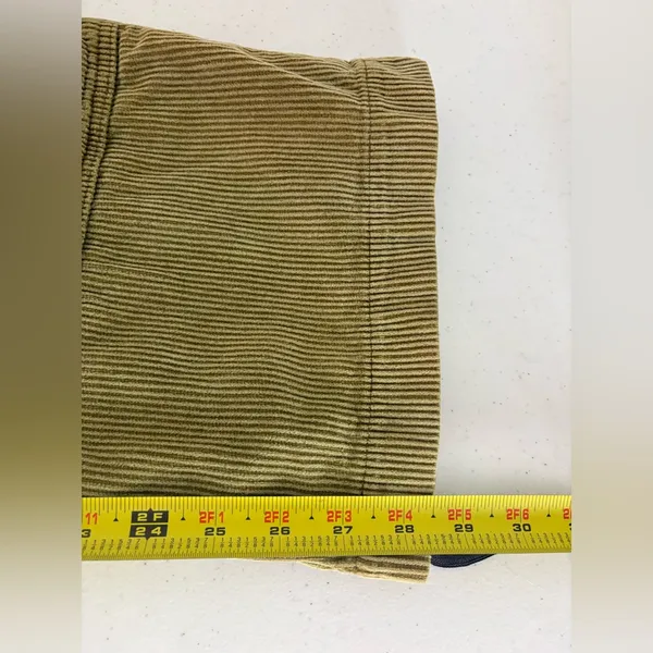 BDG Olive Green Corduroy Cargo Pants, Straight Leg, plus size 36 EUC‎ - Image 8