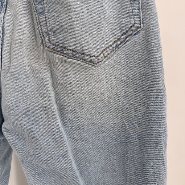 Abercrombie & Fitch Ultra High Rise Ankle Straight Jeans Distressed Size 25‎ - Image 9