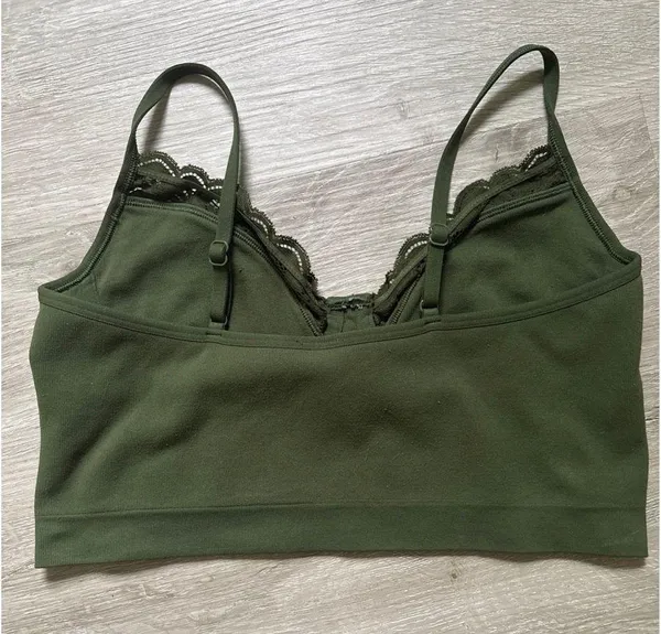 Aerie superchill seamless corset crop top size small - Image 2