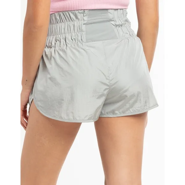 Free People FP Movement Womens Silver The Way Home High Rise Sporty Run Shorts L - Image 2