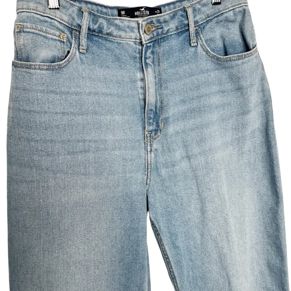 Abercrombie And Fitch High Rise Mom Jeans Wide Leg Sz 8 - Image 3