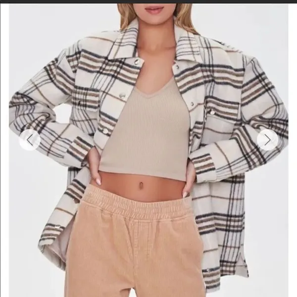 ✨ Forever 21 Brushed Plaid Shacket✨ - Image 2