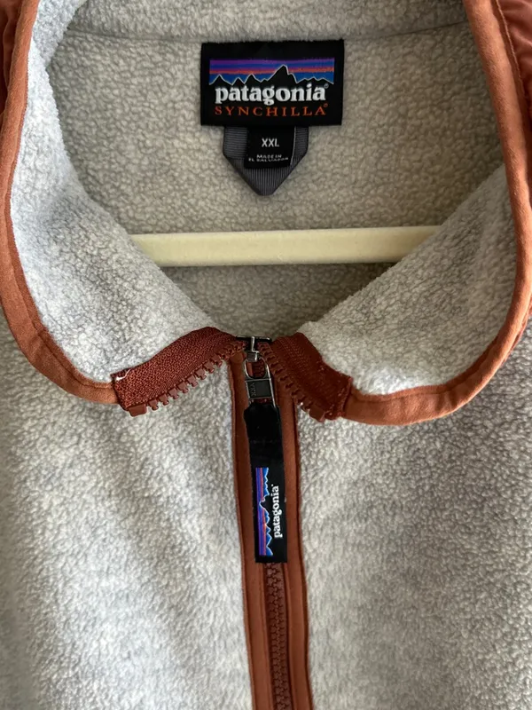 Patagonia Women’s Synchilla® Marsupial Pullover, Oatmeal Heather/Sienna, XXL - Image 15
