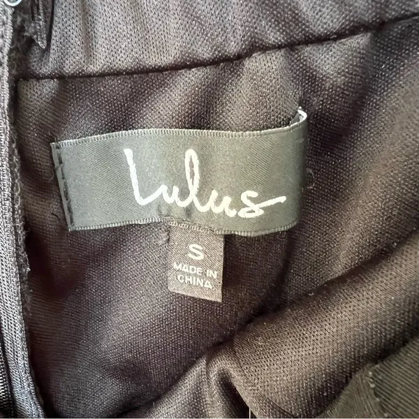 Lulu’s Jazzie Black Strapless Bodycon Dress NWT Size Small LBD - Image 4