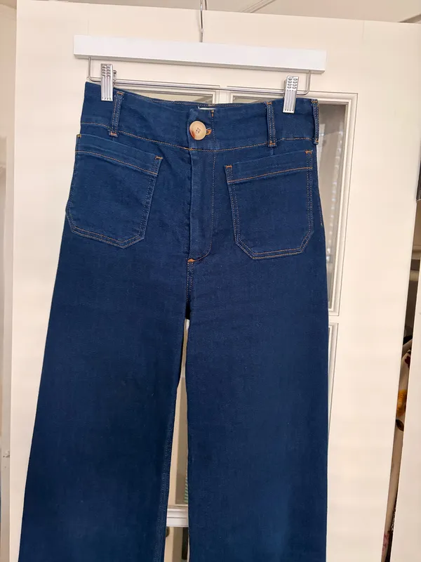Maeve Colette High Rise Wide Leg Jeans - Image 5