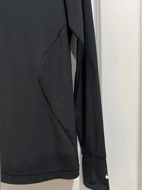 Nike Pro Dri-FIT Long Sleeve Shirt Black Thumbholes BV4101-010 Womens Size L - Image 5