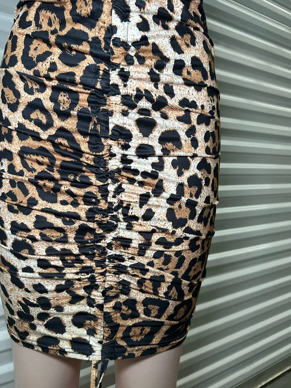 Sexy Leopard Print Mini Dress 🐆 | DIY Halloween Costume - Image 8