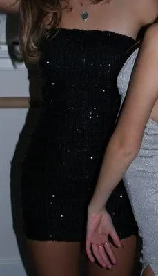 Forever 21 Black Sparkle Dress - Image 2