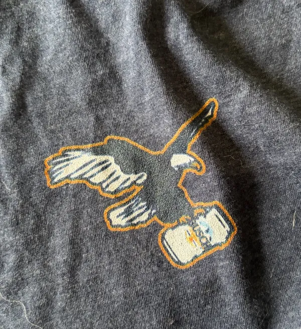 Busch cropped T shirt Gray Size M - Image 3