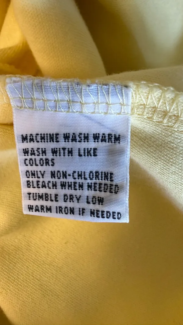 Vintage 90s Polo Ralph Lauren Yellow Polo Shirt - Men's M - Classic Fit - Image 9