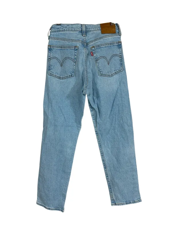 Levi's Wedgie Straight Leg Classic Blue Jeans Button Fly WOMEN’S SIZE 26 Waist - Image 3
