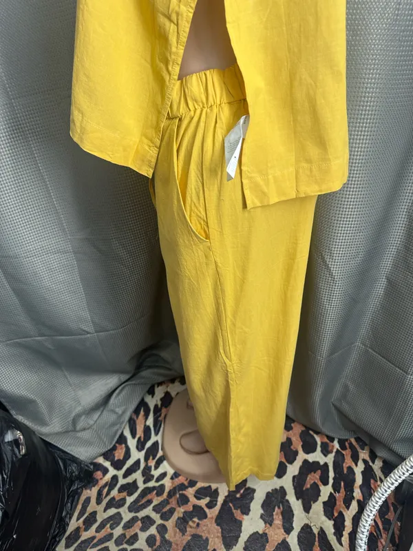 New size 2XL two piece set Yellow - Image 5