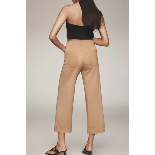 Maeve By Anthropologie Colette Knit Crop Wide Leg Pants - Image 3