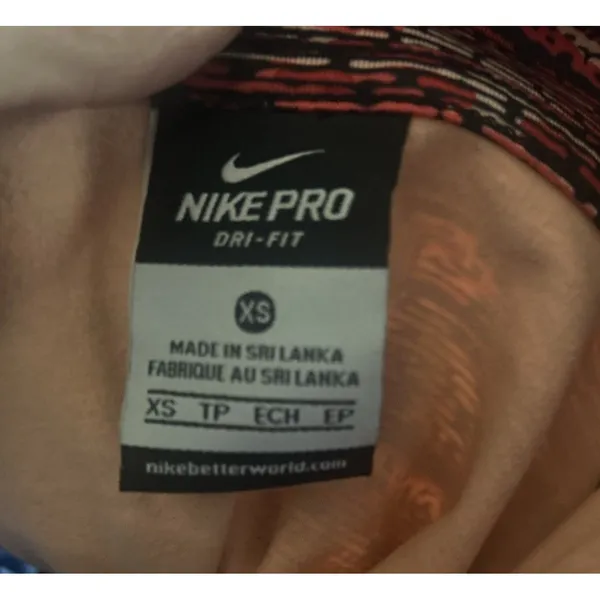 Nike Pro Dri-FIT Half Zip Pullover Multicolor Women’s Sz XS Run Outdoor Sport - Image 2