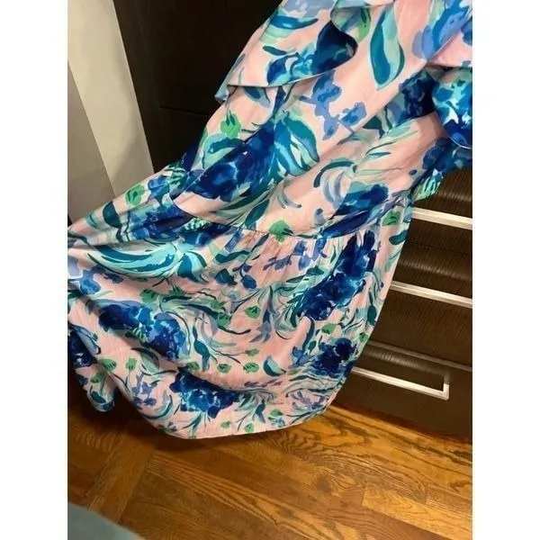 Lilly Pulitzer Rorey Dress Pink Tropics‎ Sweet Pea size 4 - Image 4