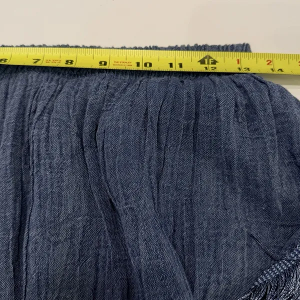 VTG Anna Western Boho Fringe Maxi Wrap Skirt Size M Festival Coastal Cowgirl - Image 3