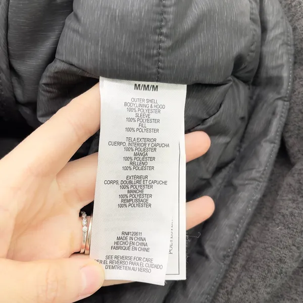 Stoic Womens Hybrid‎ Puffer Jacket Medium Hooded Gorpcore Athleisure Outdoor - Image 7