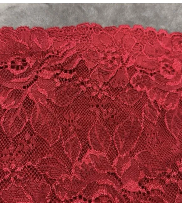 Zenana Outfitters Red Lace Bralette Bandeau Top - Image 4