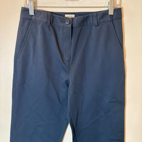 L.L. Bean Wrinkle-Free Bayside Pants High-Rise Hidden Comfort Waist Straight-Leg - Image 2