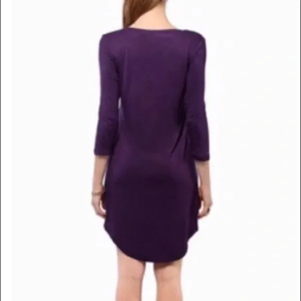 Tobi Purple Down Low Tunic Dress Size M - Image 2