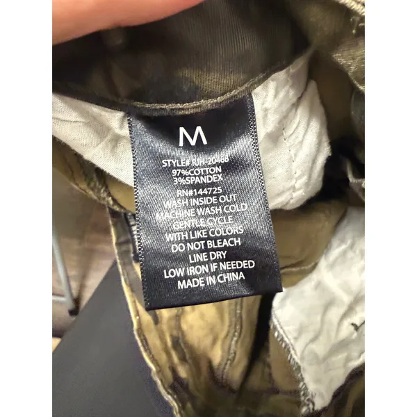 American Bazi Camo Cargo Pants Women's Medium Wide Leg Y2K Utility - Image 3