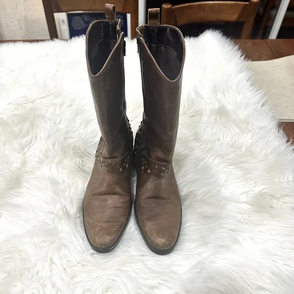 Matisse Studded Western Leather Cowboy Boot Sz 7 - Image 2