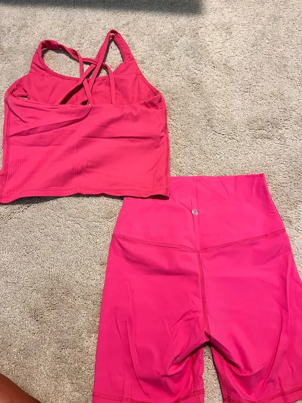 Hey Nuts Hot Pink Workout Set - Image 2