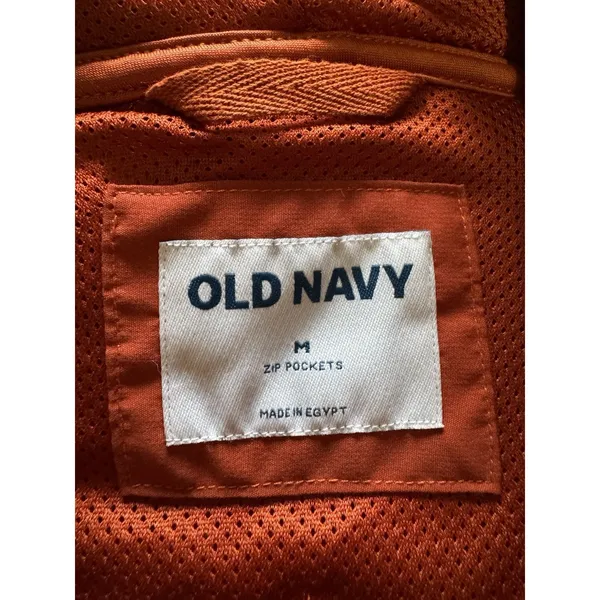 Old Navy Women Size Medium Sherpa Jacket Zip Pockets Polyester Fall Autumn Cozy - Image 3