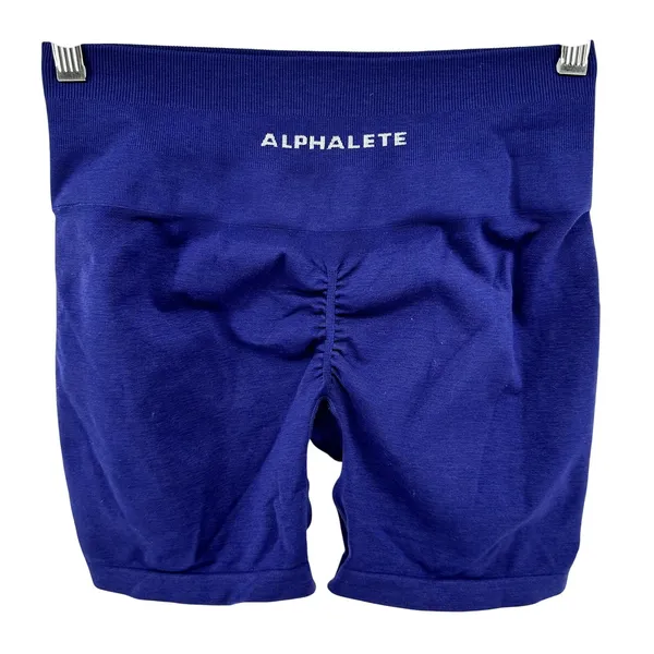 Alphalete Amplify Shorts Ultra-High Rise Seamless Compression Sapphire Medium - Image 2