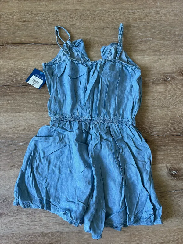 Blue Romper with Ruffles - Image 6
