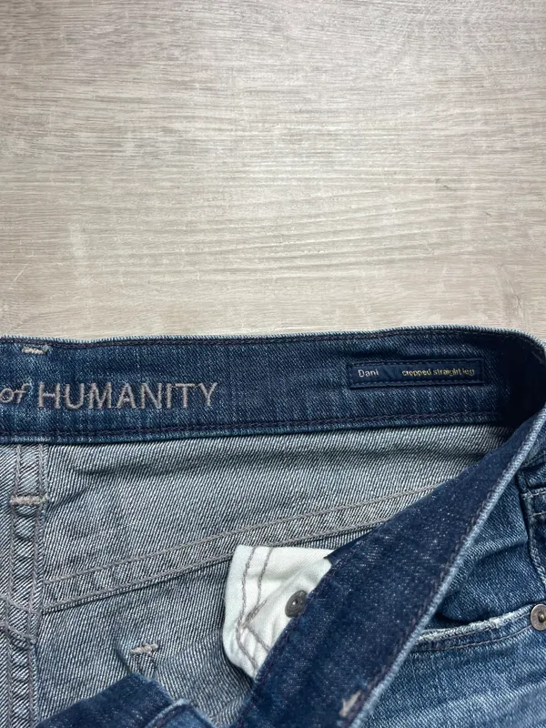 Citizens Of Humanity Dani Low Waist Cropped Straight Leg Cuffed Jeans Size 28 - Image 4