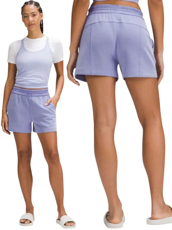 Lululemon Softstreme High-Rise Short 4" Womens 0 Dark Lavender Purple Active Gym - Image 2