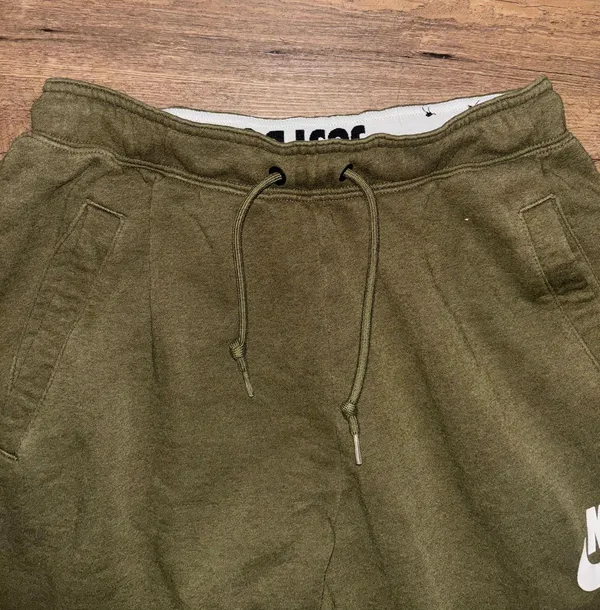 Nike Green Sweatpants Olive - Image 2