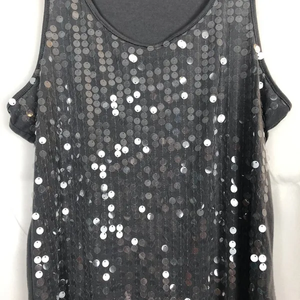 Charlotte Russe Womens Top Large Sequin Stretch Swiftie Party Evening Night Out - Image 4