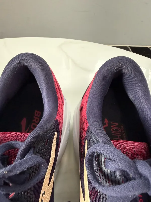 Brooks Ghost Women's Running Shoes - Navy and Pink - Image 3
