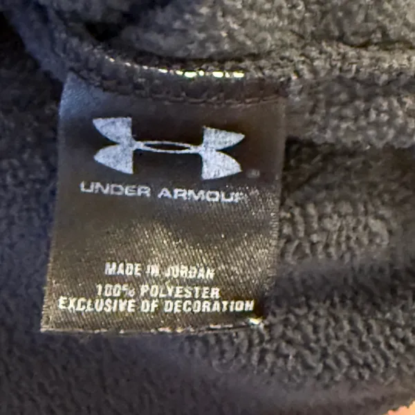 Under Armour Black Fleece 1/4 Zip Pullover Sweatshirt Semi‎ Fitted XS - Image 4