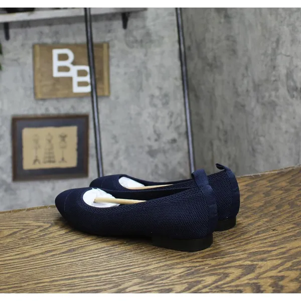 NWT MIA Rasia Womens Round Toe Ballet Flat Sandals GS1578607 Navy Blue 6.5M - Image 5