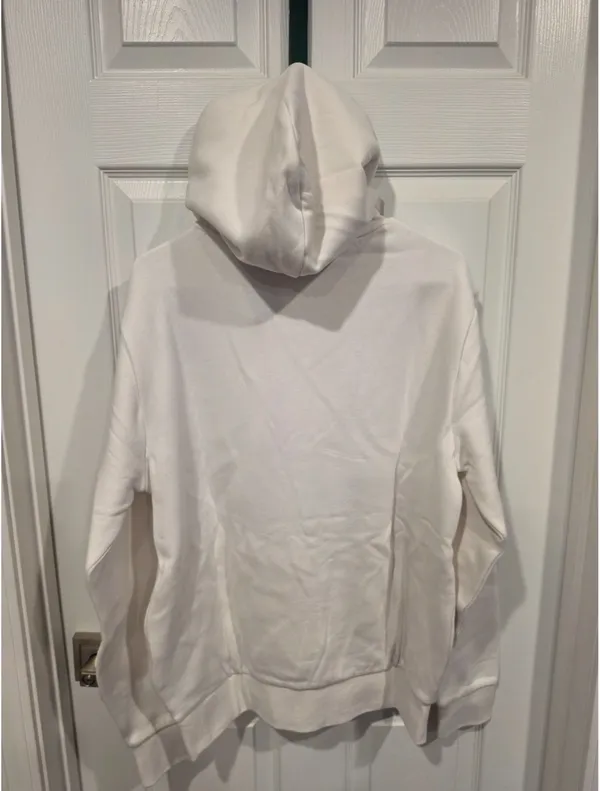 NWT Ralph Lauren White Polo Player Hoodie with Embroidered Logo Size-M - Image 4